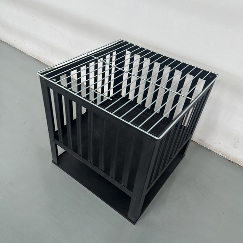 Gran capacidad cuadrada fogata fiesta gran brasero leña cuenca barbacoa al aire libre patio estufa de carbón estufa de leña
