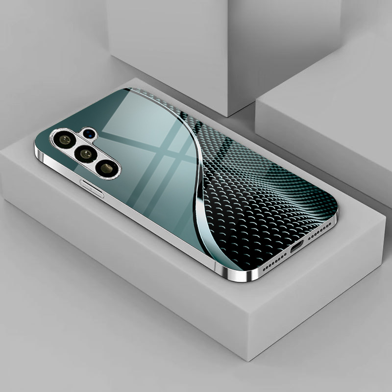 适用于三星Galaxy S25手机s24plus/+电镀银玻璃s22ultra曲线炫彩