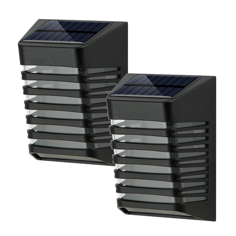 太阳能户外装饰氛围庭院灯 护栏台阶地脚景观灯 暖光家用围墙壁灯