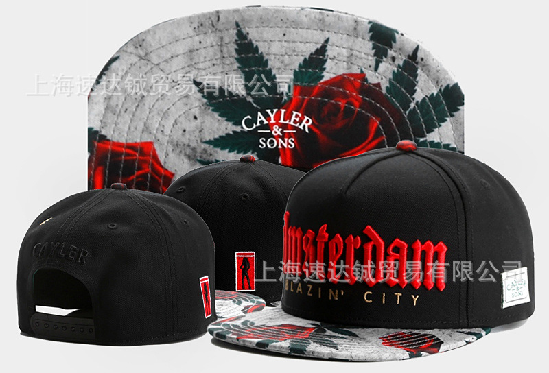 Mayorista comercio exterior sombrero plano sombrero ajuste sombrero sombrero de automóvil sombrero de moda americana sombrero de sol sombrero de sol