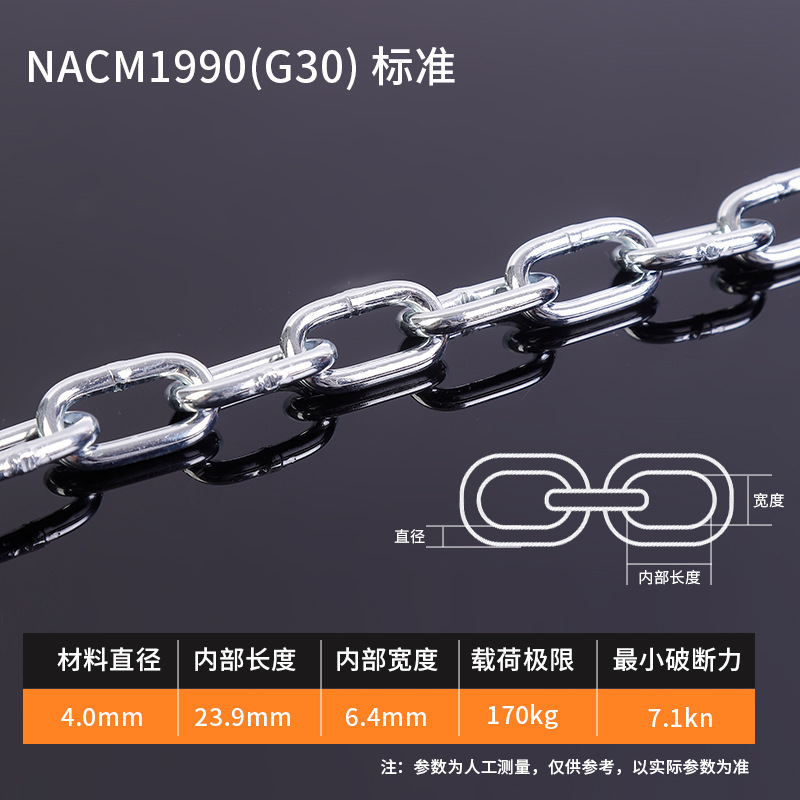 Цепной строп American Standard G30 4.0 (NACM)