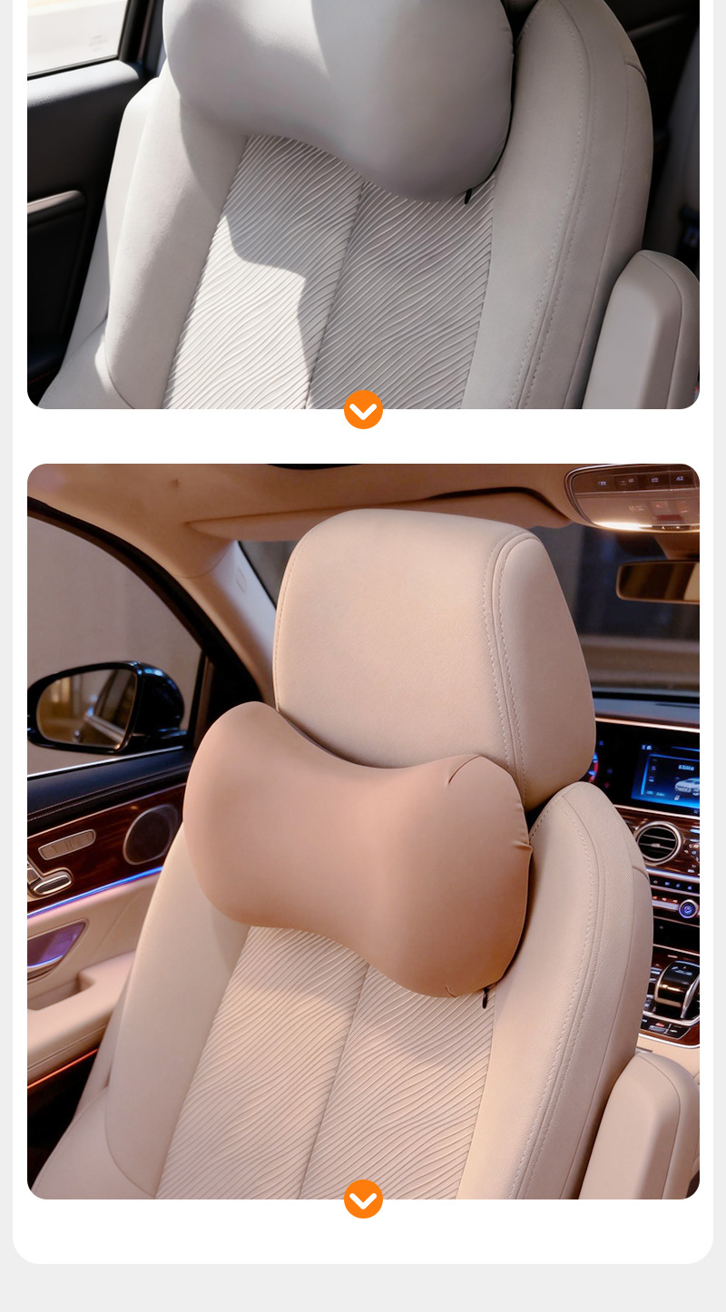 General Motors Headrest, Comfortable Memory Foam Neck Pillow, Office Cushion for Long Sitting Without Fatigue, Lumbar Support Cushion, Slow Rebound Headrest
