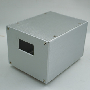 145 All Aluminum Alloy Power Amplifier Chassis Power Filter Shell Socket Front and Rear Stage All White Chassis