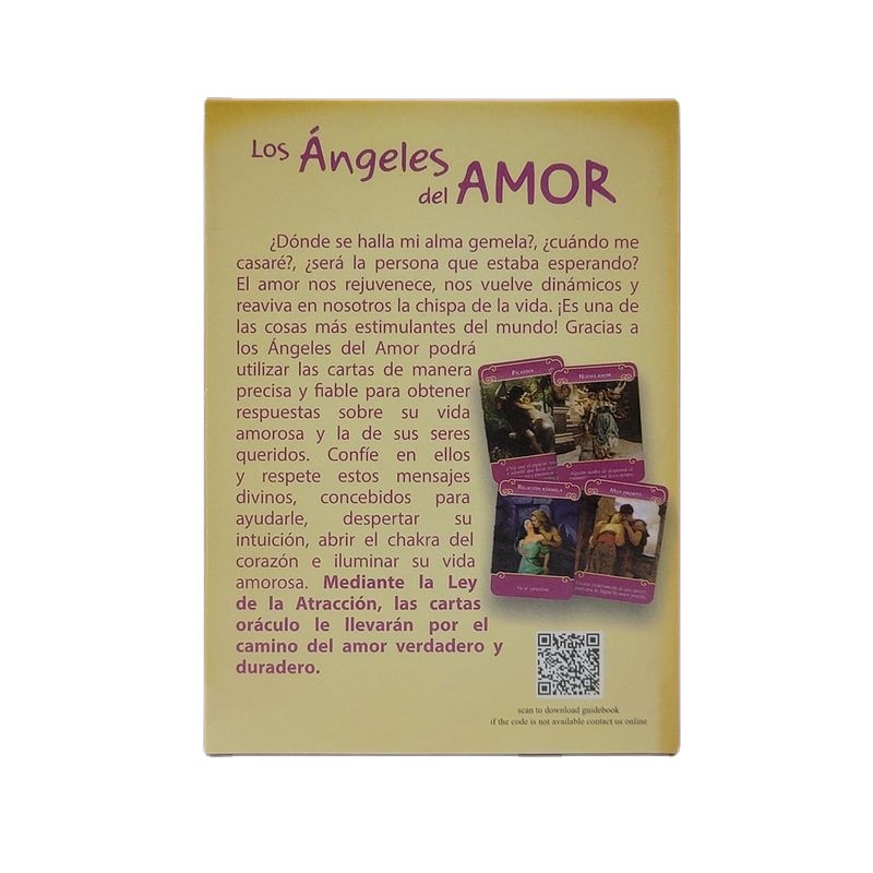Jogo de Tabuleiro Espanhol com Cartas Oráculo do Anjo Romântico (Novo Jogo de 2022)_voghion.com