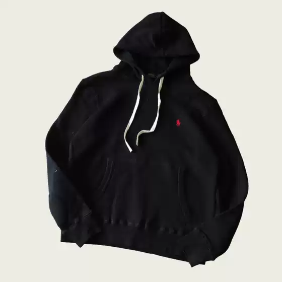 High Quality Classic Solid Color Embroidered Pony Logo Hooded Sweatshirt Pullover Cotton Hoodie