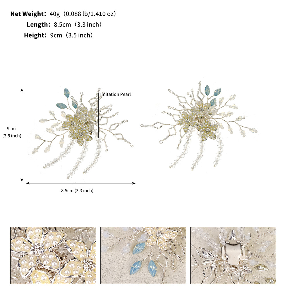 Jelly Rhinestone Shoe Buckle Detachable Shoe Clip Bridal Wedding Shoes Flower Girl Wedding Banquet Rhinestone Crystal Flower Shoe Buckle