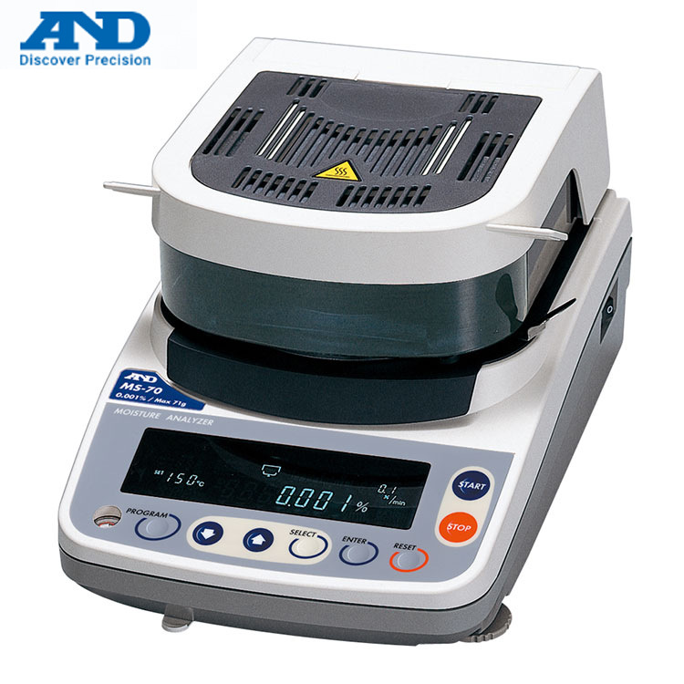 日本AND艾安得原装MF-50/MX-50/ML-50/MS-70水分测定仪 水分计
