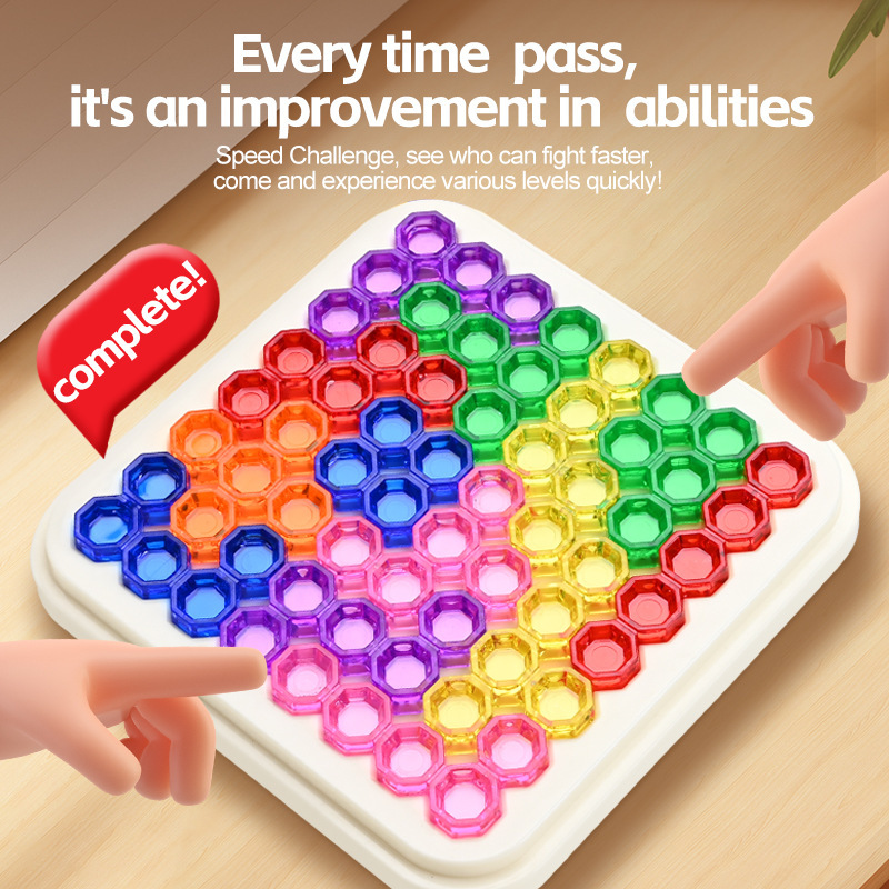 6.3-Puzzle for KidブレインTeaserヘキサガンPuzzles Games Toy|undefined