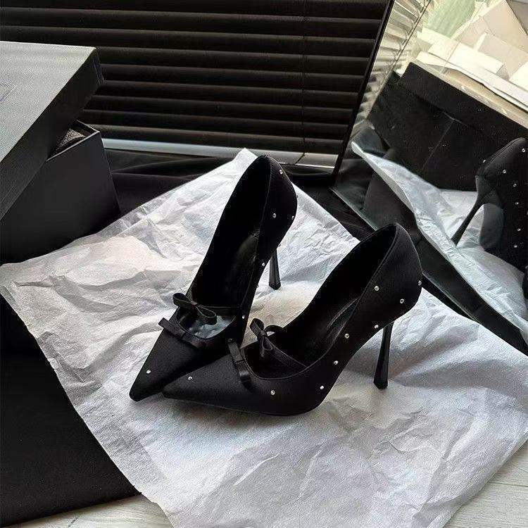 2025 Trendy High Heels with Thin Heels, New Stylish Shoes for Going Out, Sexy and Pure Desire Style, Unique Design