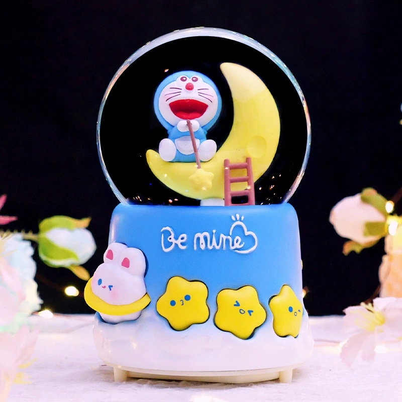Starry sky, music box, rotating night light, new collection