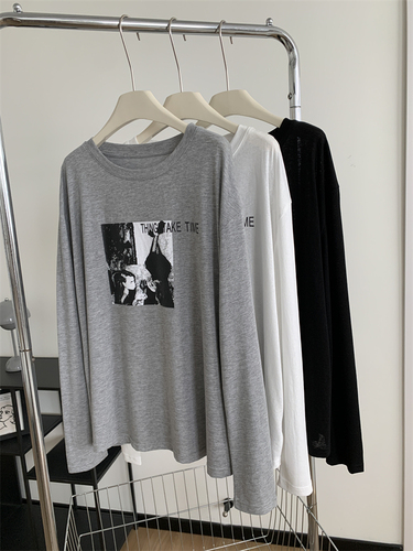 BF Harajuku Style Laiser Tensi Sunscreen T-shirt for Women Lazy Korean Loose Large Version Summer Long Sleeve Air Conditioning Shirt Thin