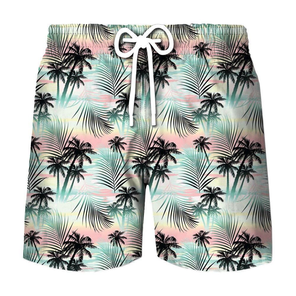 2025 Cross-border Amazon Beach Vacation Leisure Sports Beach Pants 3D Printed Foreign Trade