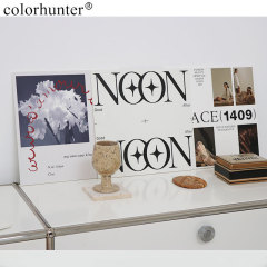 Fashion ins modern simple display painting home furnishings desktop decoration painting French retro letter pattern placement painting