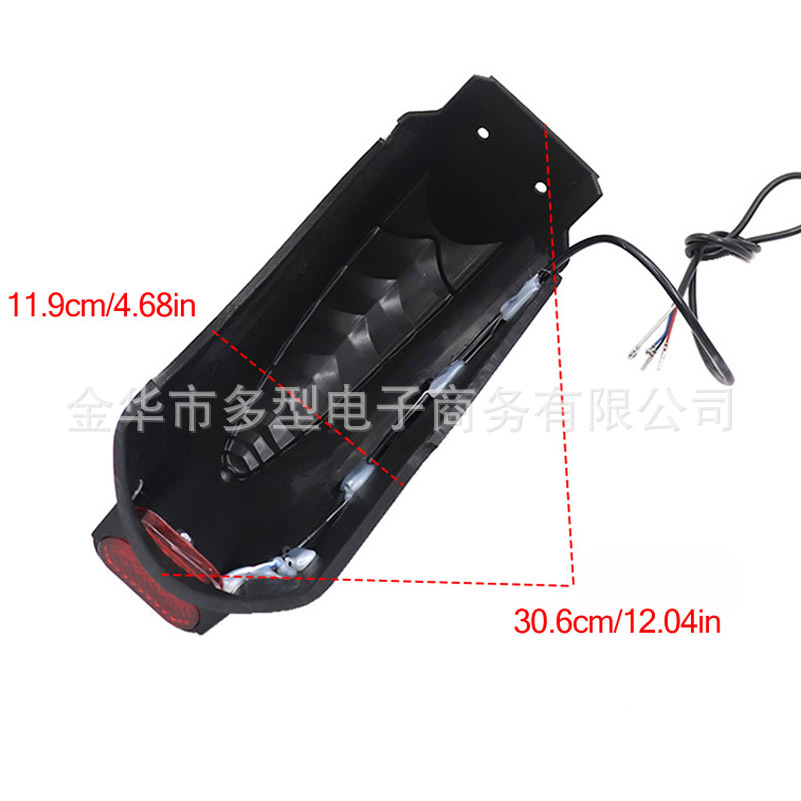 Kugoo M4/M4Pro Rear Mudguard with Tail Light and Brake Light Electric Scooter Accessories Parts