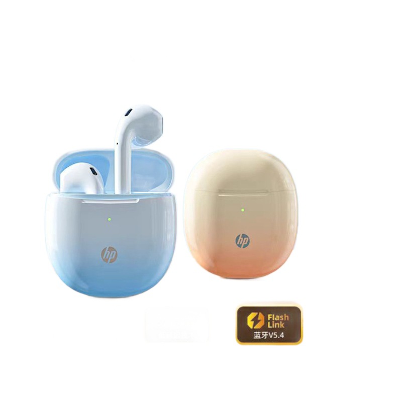 Auriculares Bluetooth semi-intrauditivos HP para llamadas con reducción de ruido, música para juegos compacta y portátil, música estéreo de larga duración, deportes