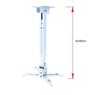 Projector Mount Telescopic Universal Bracket Thickened Ceiling Office Home Projector Bracket Wall-Mounted Hanging