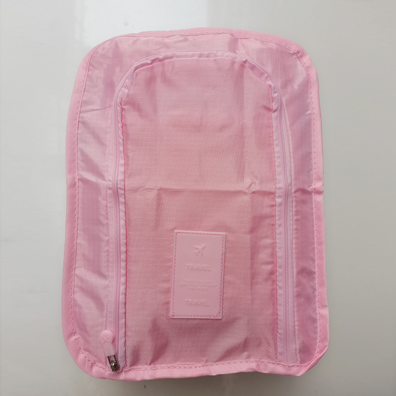 단층 신발 가방 핑크