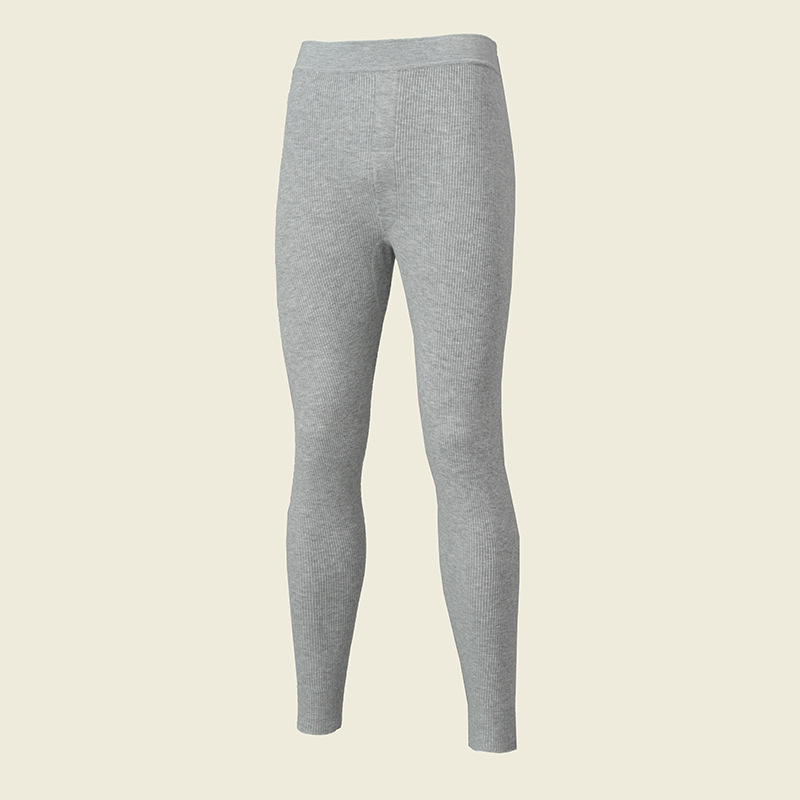 Quần len cashmere nam lưng cao dày ấm — Màu xám đậm của nam giới