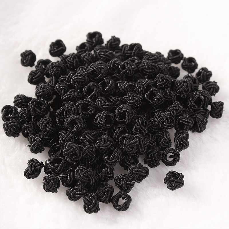 Venta al por mayor piña hebilla DIY material hecho a mano piña nudo chino nudo accesorios 6mm nylon piña nudo bolsa hebilla