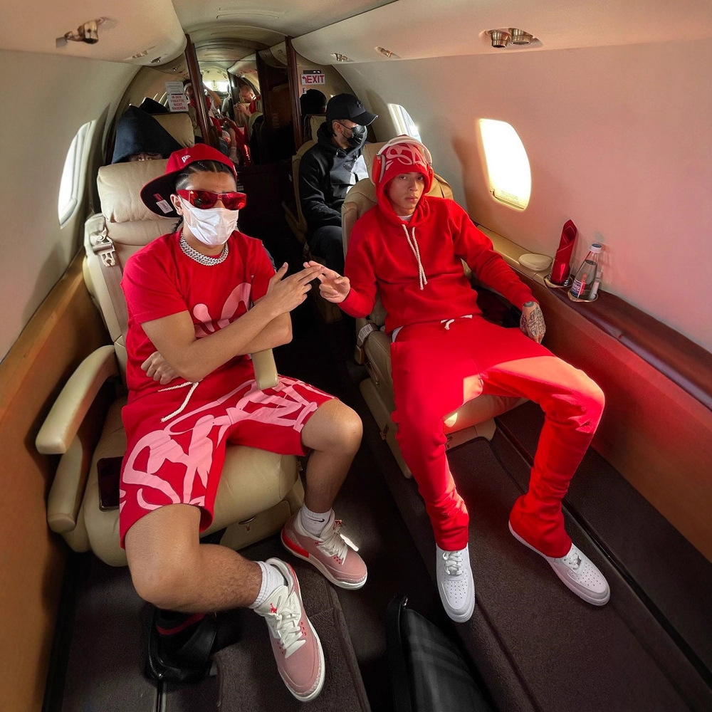 SynaWord American Loose Sweater Hoodie Sweater Pants Y2K Men's and Women's Fashion Brand Hip Hop Street Couple Casual suit