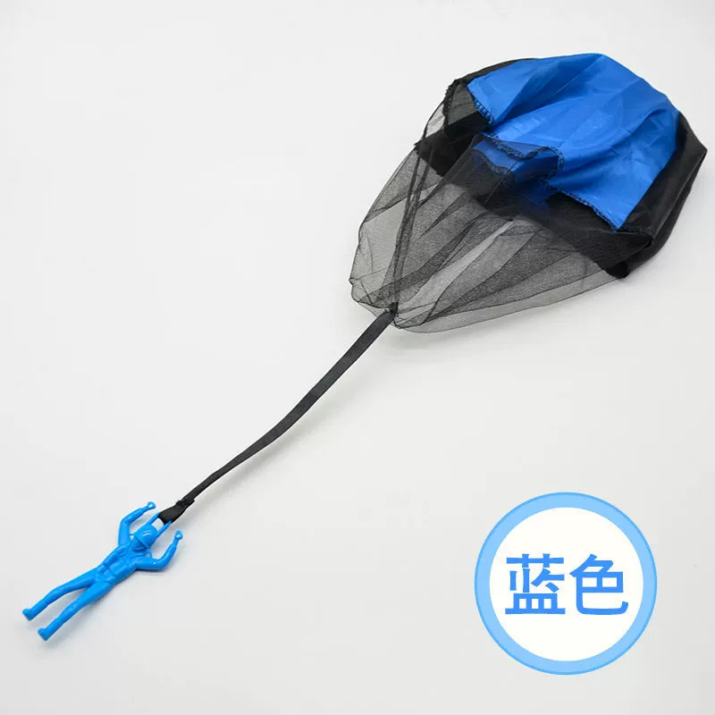Hand-Toss Parachute Toy for Kids, Soldier Figurine Flyer, Outdoor Play, Multi-Color