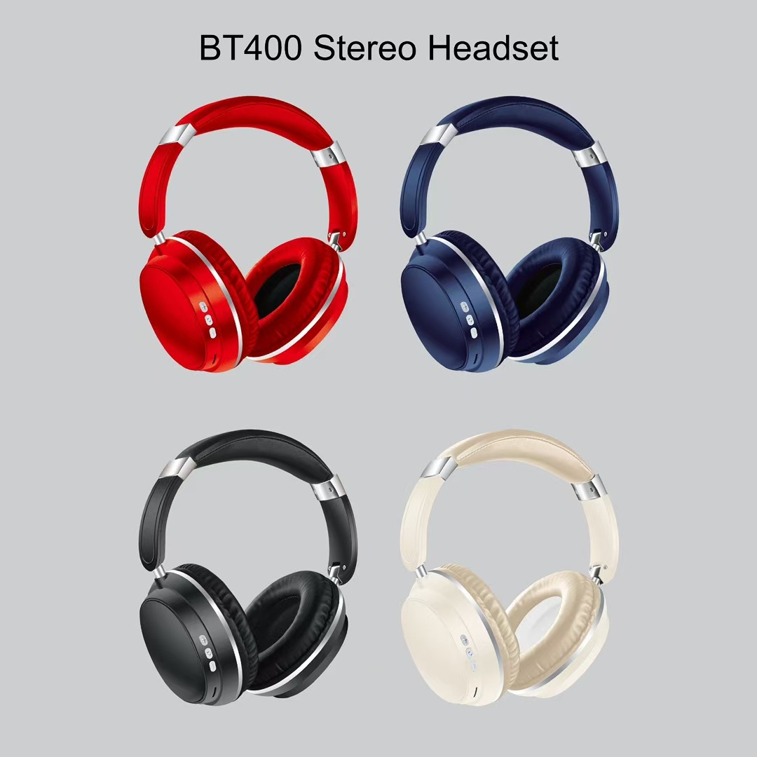 BT400 auricular Bluetooth inalámbrico transfronterizo plegable retráctil de graves pesados retráctil tarjeta estéreo deportivo JB400