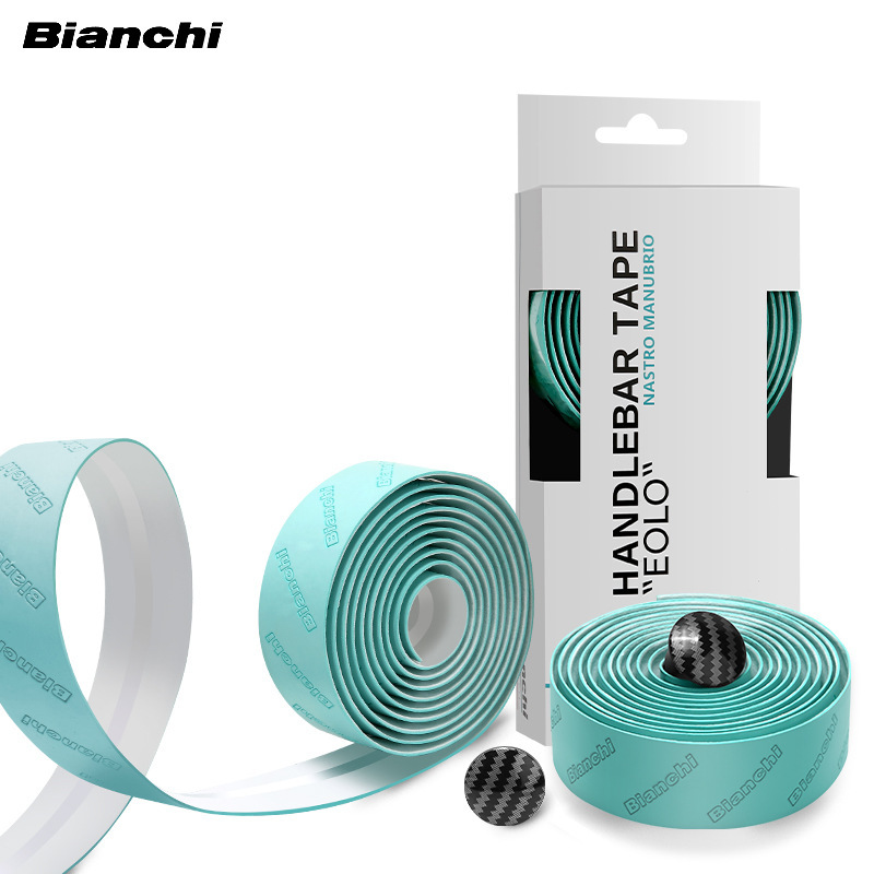 Italian Bianchi Bianchi Two-Color Road Bike Fixed-Gear Bicycle with Comfortable and Soft Handlebars and Straps