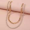Fashionable necklace, universal accessory, European style, city style, wholesale