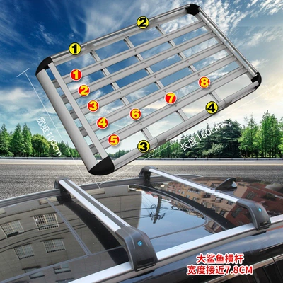 change wholesale, Roof rack - best-selling-100x160shark-crossbargift-silver-no-need-to-drill-holes