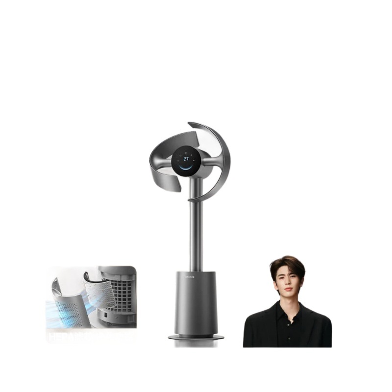 Buscando MF10 biónico ventilador eléctrico de doble ala ventilador de circulación de aire ventilador de piso ventilador sin cuchillas AI inteligente viento natural