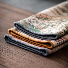 Thickened tea towel cloth absorbent high-end Chinese small tea table special towel rag national style pot towel pad