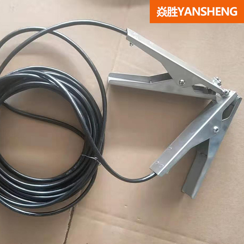 不锈钢静电接地线夹 油罐化工槽车防爆接地钳 静电接地线夹