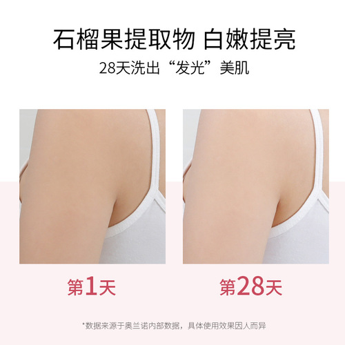 Olanno manufacturer wholesale pomegranate seeds scrub body lotion full body exfoliating bath salt body care