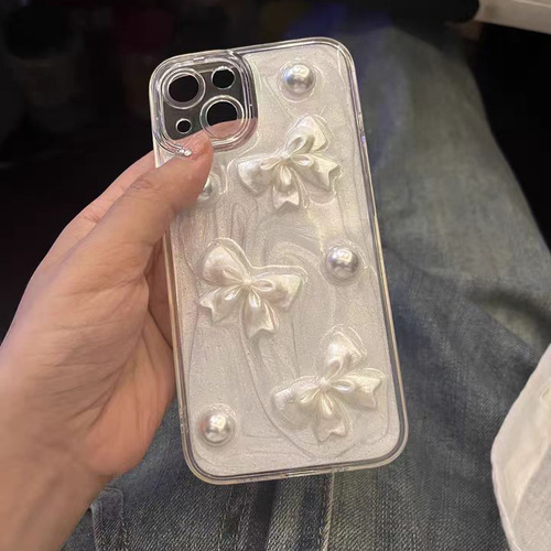 Best-selling colorful butterfly knot heart accessories phone case charger DIY materials factory wholesale pj1305