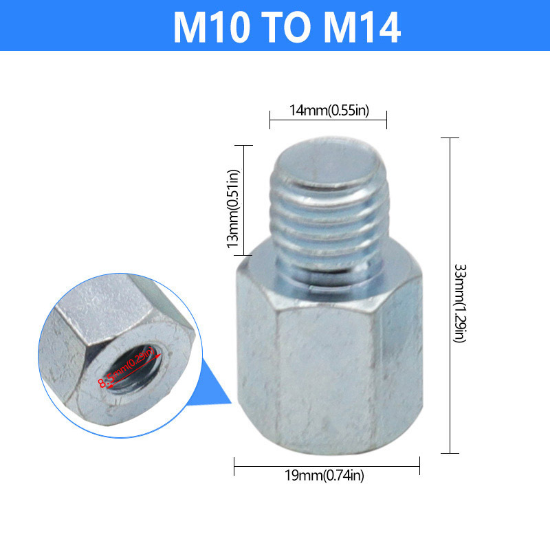 グラインダー変換コネクタm16回転m14回転5/8ねじ変換ヘッド研磨ホイール研磨ディスク変換コネクタ部品|undefined