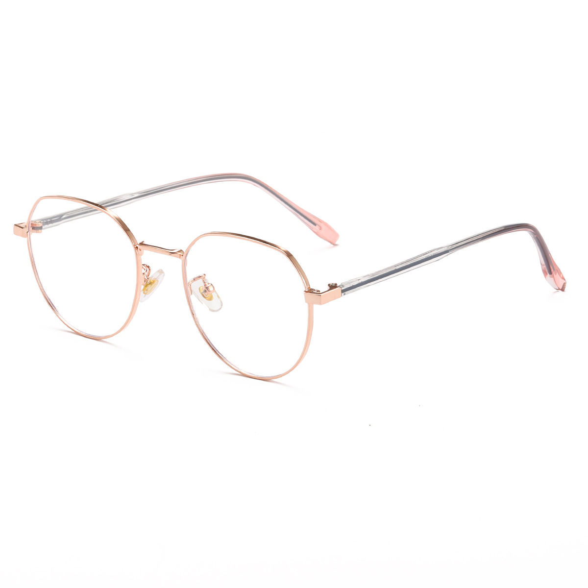 2021 Nuevo polígono anti-azul gafas de Luz Retro gafas marco de metal gafas de moda con miopía