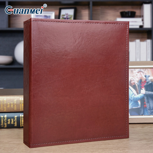 Guangmei high-end information book A4 transparent folder PP multi-layer thickened insert leather certificate certificate collection book