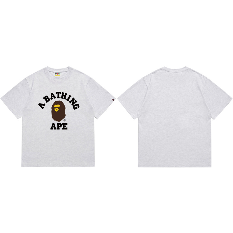 クロスボーダー卸売潮ブランド BAPE エイプヘッド半袖シャークトップ T シャツ供給 240 グラム半袖
