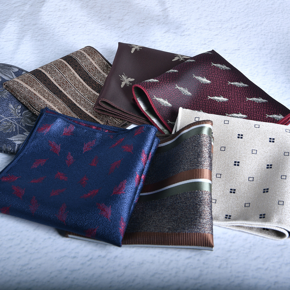 Conjunto de corbata y pañuelo para hombre accesorio formal rayado_voghion.com