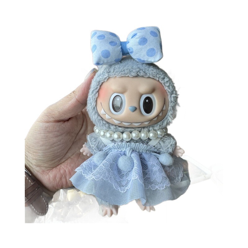 【衣類のみ】ラブブー人形 17cm ラブブー ペンダント ベビー服 アクセサリー ショーツ キーホルダー エアコットン|undefined