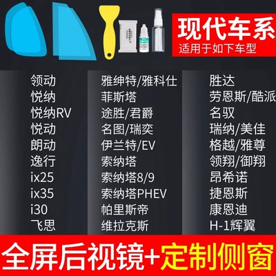 Rain-Proof Film, Reversing Mirror, Car: Rearview mirror rainproof sticker - rearview-mirror-customized-side-window-modern-only-free-tools-remark-model-year