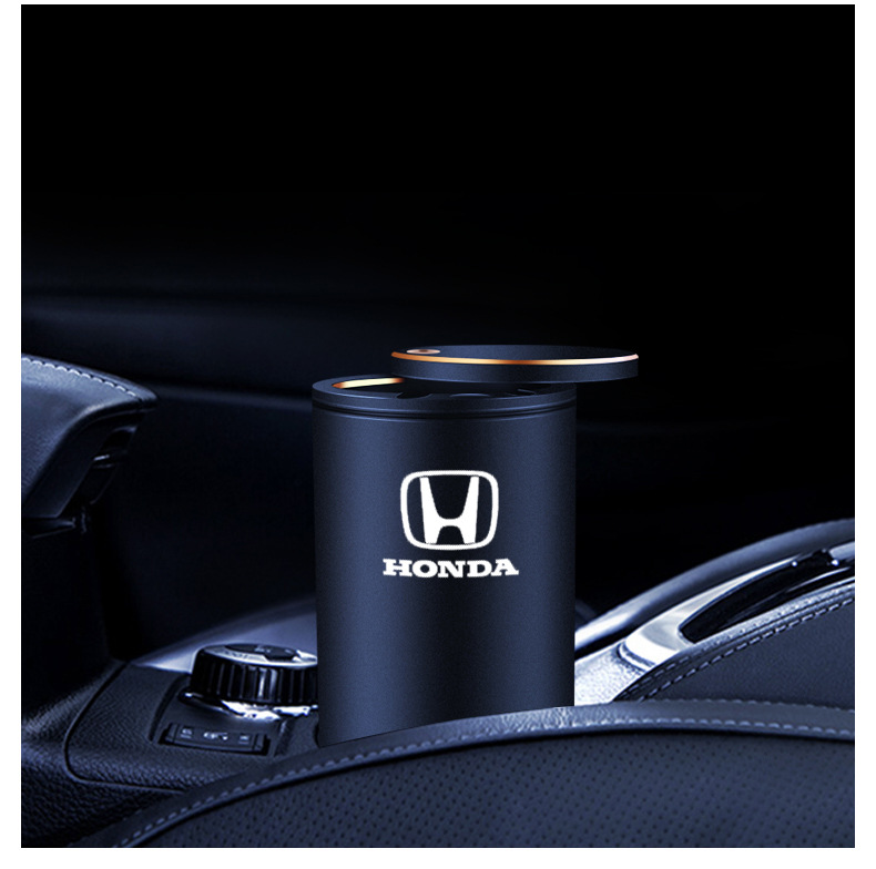 For Honda Civic CRV Accord Vezel Fit Aluminum Alloy Ashtray Car