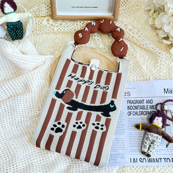Happy dog ​​(handle+shoulder strap)