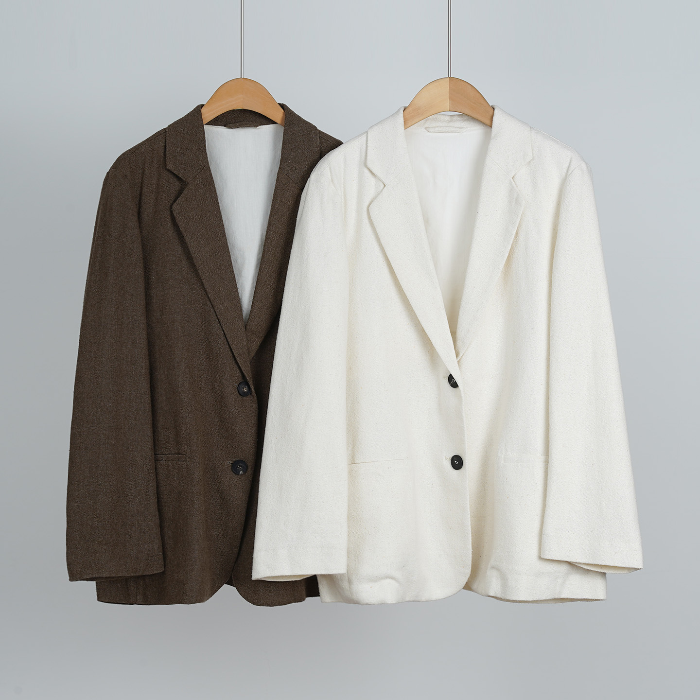 [Quiet Luxury Urban] Italian Max Edition Mulberry Silk Ramie Blended Dry, Breathable and Relaxed Suit Jacket