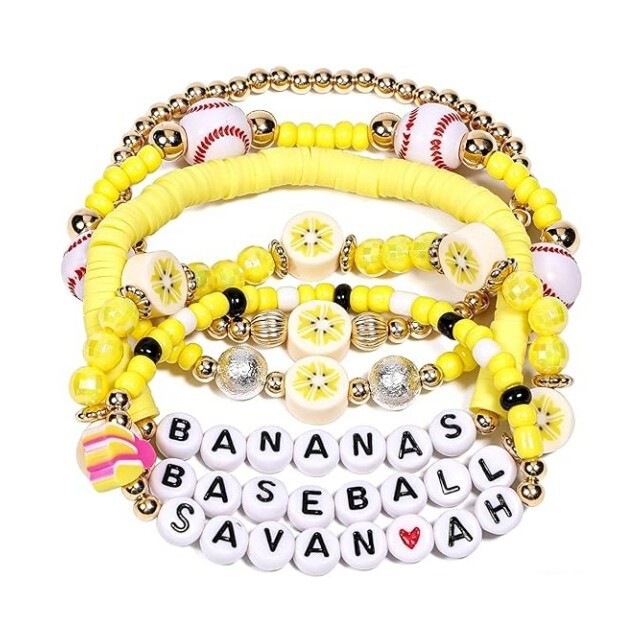 European and American Cross-Border Best-Selling Small Rice Beads Soft Clay Fruit Element Beads Colorful Dopamine Cute Friendship Elastic Bracelet
