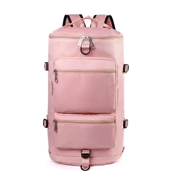 Fitness Bag, Sports Training Portable Cross-Body Bag, Yoga Swimming Bag, Lightweight Backpack, Dry and Wet Separation Travel Bag for Women