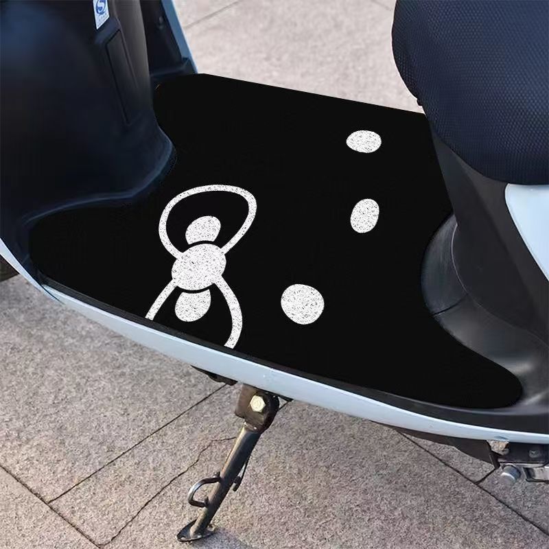 Hellokitty Hot-Selling Electric Vehicle Foot Mats, Anti-Slip and Wear-Resistant Wire Loop Mats for Electric Bikes, Can Be Cut and Sold in Bulk