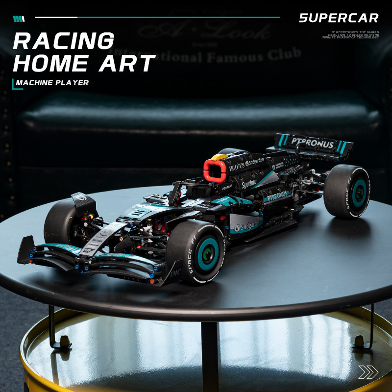 Cross-border Mercedes F1 Formula Racing Boy Building Blocks Assembly Toy Chenghai Wholesale Compatible with Lego Pieces Cross-border Mercedes F1 Formula Racing Boy Building Blocks Assembly Toy Chenghai Wholesale Compatible with Lego Pieces