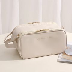 便攜收納化妝包大容量新款旅行洗漱包桌面洗漱化妝品化妝 刷收納
