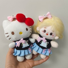 kt猫娃衣10CM棉花娃娃衣服hellokitty娃衣坐坐派拉布布换装套装